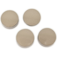 Зеркалодержатель d17 мм без сверления, никель матовый комплект - пакет Zitar 112586