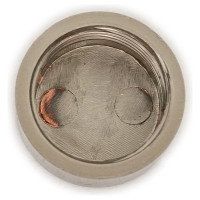 Зеркалодержатель d17 мм без сверления, никель матовый комплект - пакет Zitar 112586