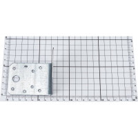 Крепежный уголок Tech-Krep оцинкованный 70х70х55х2,0 мм - накл. 124406