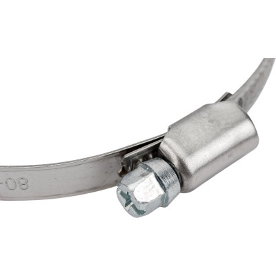 Обжимной хомут из нержавеющей стали 80x100 мм, 2 шт, ярлык Zitar 104053