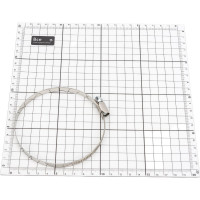 Обжимной хомут из нержавеющей стали 80x100 мм, 2 шт, ярлык Zitar 104053