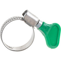 Хомут обжимной из нержавеющей стали с бабочкой, 16-25 мм, 1 шт на ярлыке Zitar 112845