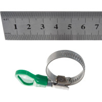Хомут обжимной из нержавеющей стали с бабочкой, 16-25 мм, 1 шт на ярлыке Zitar 112845