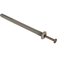 Дюбель-гвоздь 6x80 с грибовидной манжетой полипропилен, 10 шт, пакет Zitar 103902