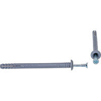 Дюбель-гвоздь 6x80 с грибовидной манжетой полипропилен, 10 шт, пакет Zitar 103902