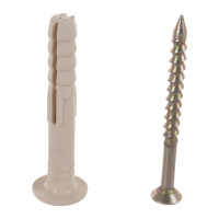 Дюбель-гвоздь Tech-Krep 6х40 грибовидная манжета, нейлон 12 шт - пакет 102938