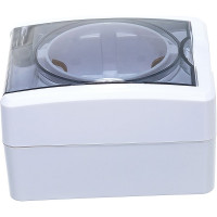 Розетка ЭРА Эксперт 11-2401-01 2P+E IP54, 16АХ-250В, ОУ, белый Б0020712