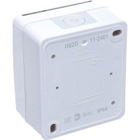 Розетка ЭРА Эксперт 11-2401-01 2P+E IP54, 16АХ-250В, ОУ, белый Б0020712