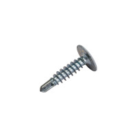 Саморез с прессшайбой Качественный крепеж белая 4,2х19 сверло 250 шт 0300179 КЧ