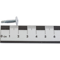 Саморез с прессшайбой Качественный крепеж белая 4,2х19 сверло 250 шт 0300179 КЧ