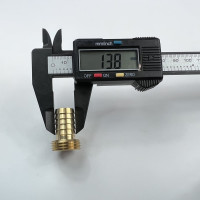 Штуцер латунный наружная резьба 1/2" х 12мм Профитт 2101564