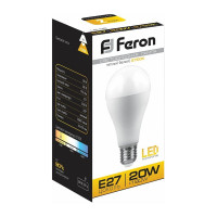 Светодиодная лампа FERON 20W 230V E27 2700K, LB-98 25787
