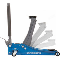 Супернизкий подкатной домкрат NORDBERG 3.2 тонн, H=75-500 мм N32032
