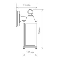 Садово-парковый светильник Elektrostandard GL 1008D BRICK черный a038438