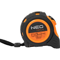Рулетка NEO Tools стальная лента 3 м x 16 мм c автостопом 67-203
