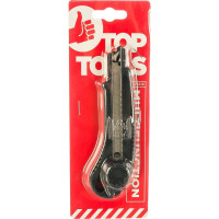 Нож с отламывающимся лезвием, 18 мм, фиксатор Top Tools 17B328