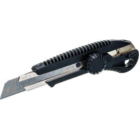 Нож с отламывающимся лезвием, 18 мм, фиксатор Top Tools 17B328