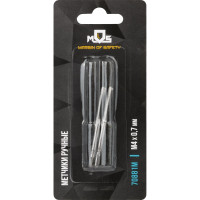 Ручные метчики, комплект 2 шт. М4 х 0.7 мм MOS 70881М