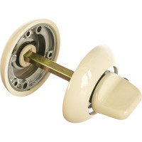 Завертка к ручкам Ренц BIG белый / хром блестящий INBK 08 W/CP