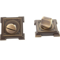 Декоративная Завертка к ручкам, бронза античная матовая INBK 19 MAB