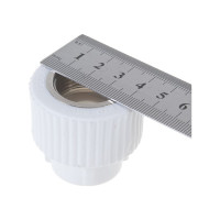 Комбинированная муфта PRO AQUA PP-R ВР белая d-20 мм 3/4" PA22010Pb