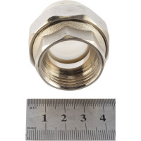 Комбинированная разъемная муфта (американка) PRO AQUA PP-R ВР белая d-25 мм 1" PA20015b