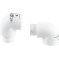 Переходной угольник PRO AQUA PP-R 90 градусов Н-В белый, 32 мм PA13612Pb