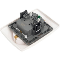 Розетка ЭРА 12-2106-15 2X2P+E Schuko, 16A-250В, IP20, перламутр Б0031237