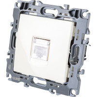 Информационная розетка ЭРА 12-3107-02 RJ45, IP20, слоновая кость Б0014724