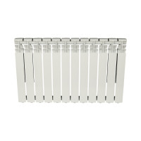 Алюминиевый радиатор ROMMER Optima 500 12 секций RAL9016 89560