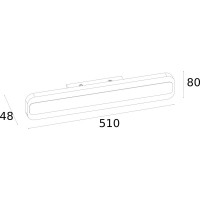 Настенный светодиодный светильник Elektrostandard MRL LED 1085 Ivata LED хром a040512