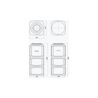 Емкость STERH VERT P750 blue 531344