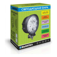 Светодиодная фара Вымпел WL-827S, дальний свет, мет. корп.9 диодов 5181
