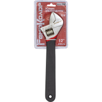 Разводной ключ 300 мм, обрезиненная рукоятка РемоКолор 43-1-330