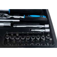 Набор инструмента 82 предмета 1/2" 1/4"DR, CrV AUTOVIRAZH AV-212082
