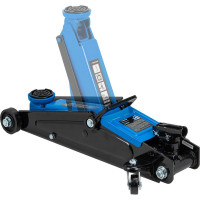 Подкатной гидравлический домкрат с вращающейся ручкой 3т, узкая база Forsage F-T83003C(4084)