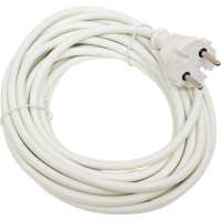 Шнур DORI ПВС 2х0,75 с вилкой 7,0 м белый 41474