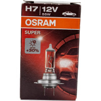 Автолампа Osram H7 55 PX26d+30 SUPER 12V ,10,100 64210SUP