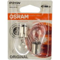 Автолампа P21W BA15s 2 штуки 12В 1.10 7506-2BL Osram 138332