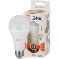 Светодиодная лампа ЭРА LED A65-21W-827-E27, груша, теплый Б0035331