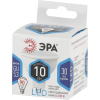 Светодиодная лампа ЭРА LED MR16-10W-840-GU5.3 диод, софит, нейтр Б0032996
