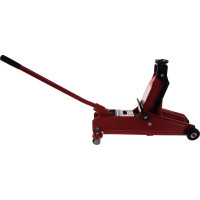 Гидравлический подкатной домкрат 3т +кейс /красный//подъем 390 мм AUTOVIRAZH AV-076013