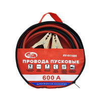 Пусковые провода AUTOVIRAZH 600 А, в сумке ПВХ, комплект AV-911600