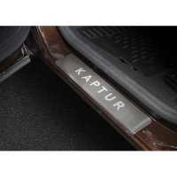 Накладки на пороги Rival для Renault Kaptur, 2016-н.в., нержавеющая сталь, 4 шт. NP.4704.3