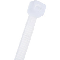 Пластиковые стяжки AutoFix 4,8x400мм белые 100 шт. NPC-48-400 W