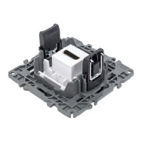 Розетка HDMI ЭРА 14-3114-05 IP20, Elegance, антрацит Б0034336