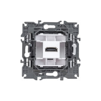 Розетка HDMI ЭРА 14-3114-05 IP20, Elegance, антрацит Б0034336
