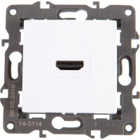 Розетка HDMI ЭРА 14-3114-01 IP20, Elegance, белый Б0034332