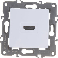 Розетка HDMI ЭРА 14-3114-01 IP20, Elegance, белый Б0034332