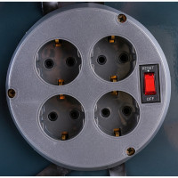 Удлинитель Партнер-Электро ProfiLine 4гн. с/з ПВС 3х1,5 16A 40м IP 44 UP116C-440GR
